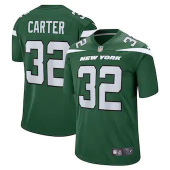 mens nike michael carter gotham green new york jets game je